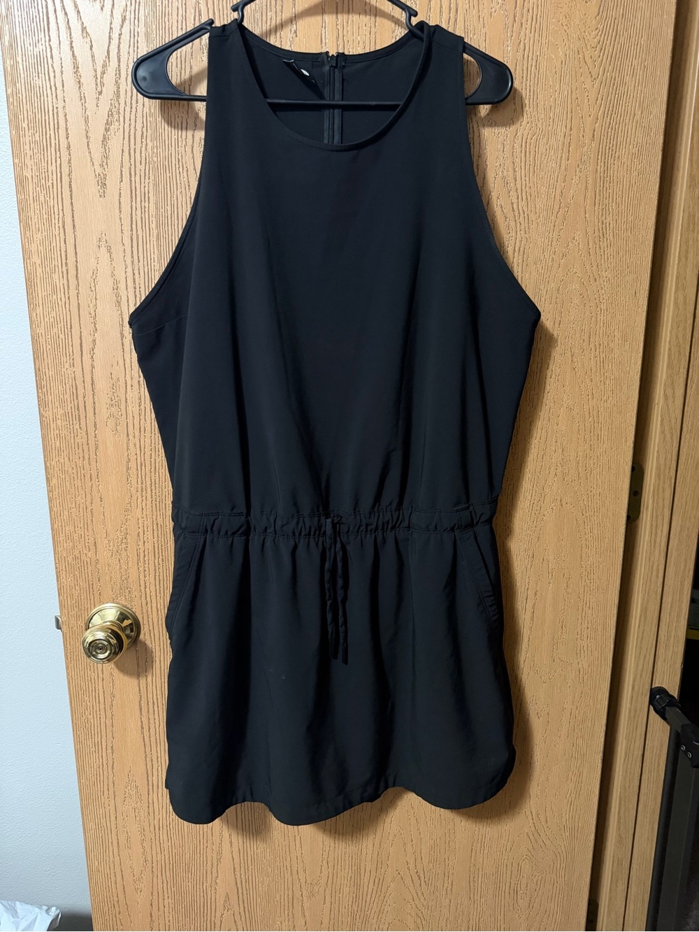 The North Face Black Sleeveless Drawstring Waist dress
